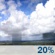 Thursday: A 20 percent chance of showers before 1pm.  Mostly sunny, with a high near 79. North wind around 10 mph. 