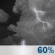 Tonight: Showers and thunderstorms likely, mainly before 10pm. Some of the storms could be severe.  Mostly cloudy, with a low around 65. Southeast wind 10 to 15 mph, with gusts as high as 20 mph.  Chance of precipitation is 60%. New rainfall amounts between a quarter and half of an inch possible. 