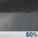 Monday Night: A 50 percent chance of showers.  Cloudy, with a low around 44. East wind around 5 mph. 